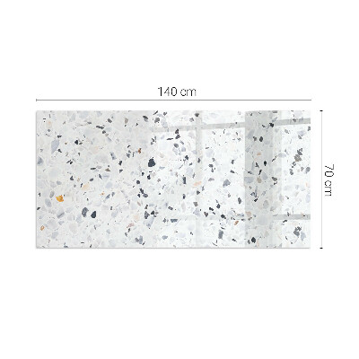 Base de vidro decorativa para lareira Padrão de pedra com partículas