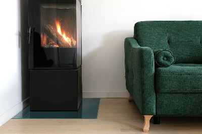 Base de vidro decorativa para lareira Cor do mar