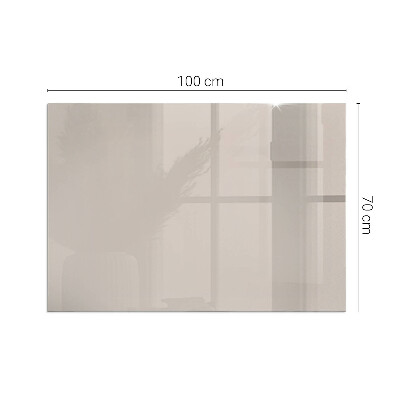 Base de vidro decorativa para lareira Cor Castanho Claro