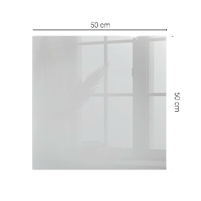 Base de vidro decorativa para lareira Cor cinza