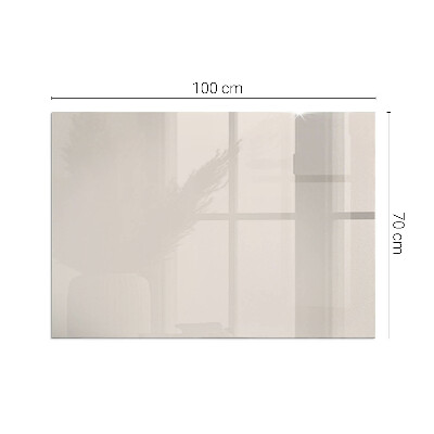 Base de vidro para lareira retangular Cor Rosa Pálido