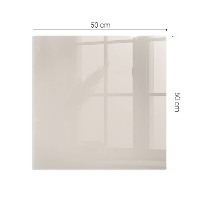 Base de vidro para lareira retangular Cor Rosa Pálido