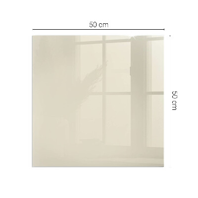 Base de vidro para lareira retangular Cor Bege