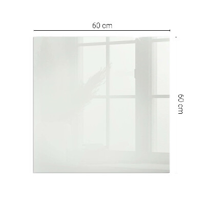 Base de vidro para lareira retangular Cor marfim