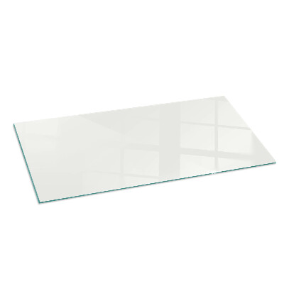 Base de vidro para lareira retangular Cor marfim