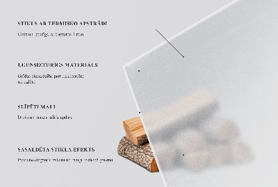 Base de vidro para proteção do piso Semitransparente hexagonal