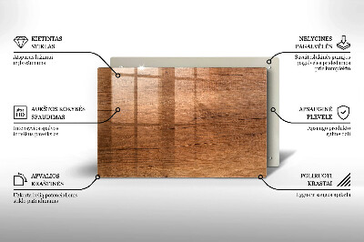 Base para velas de cemitério Textura de madeira