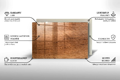 Base para velas de cemitério Textura de madeira