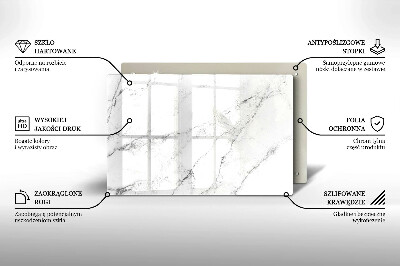 Base para velas de cemitério Textura de mármore elegante