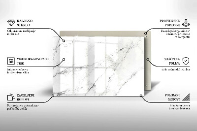 Base para velas de cemitério Textura de mármore elegante