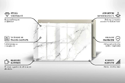 Base para velas de cemitério Textura de mármore elegante