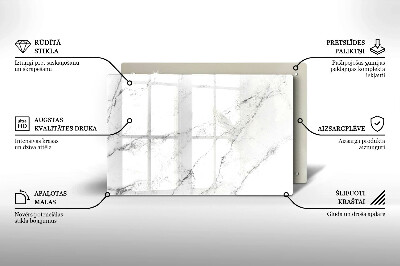 Base para velas de cemitério Textura de mármore elegante