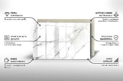 Base para velas de cemitério Textura de mármore elegante