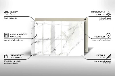 Base para velas de cemitério Textura de mármore elegante