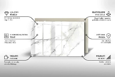 Base para velas de cemitério Textura de mármore elegante