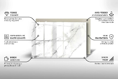 Base para velas de cemitério Textura de mármore elegante