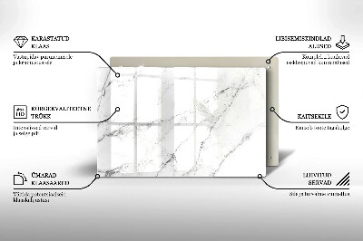 Base para velas de cemitério Textura de mármore elegante