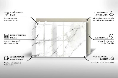 Base para velas de cemitério Textura de mármore elegante