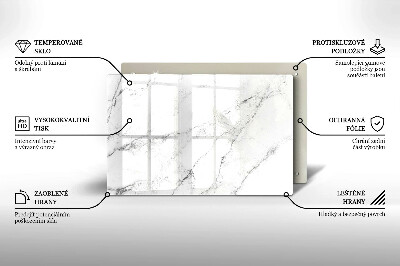 Base para velas de cemitério Textura de mármore elegante