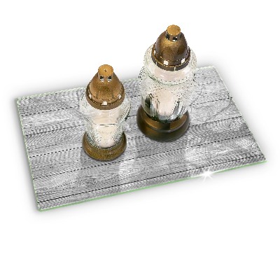 Base para velas de cemitério Tábuas de madeira velhas