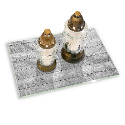 Base para velas de cemitério Tábuas de madeira velhas