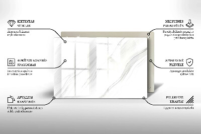 Base para velas de cemitério Mármore delicado