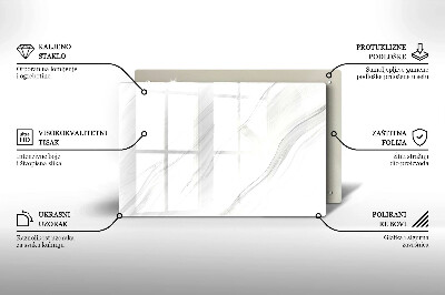 Base para velas de cemitério Mármore delicado