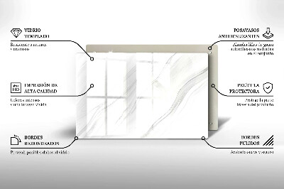 Base para velas de cemitério Mármore delicado