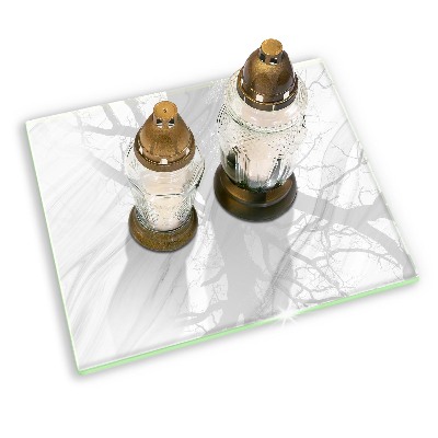 Base para velas de cemitério Mármore delicado