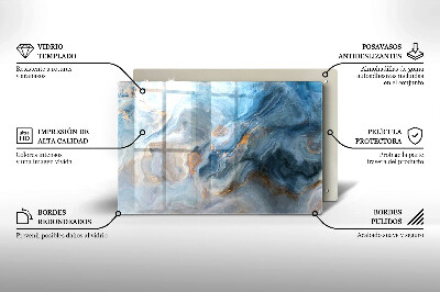 Base para velas de cemitério Textura de mármore