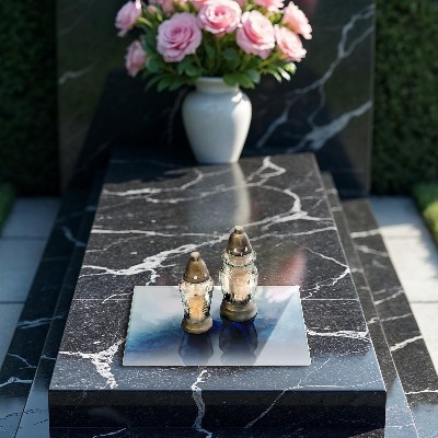 Base para velas de cemitério Fundo abstrato