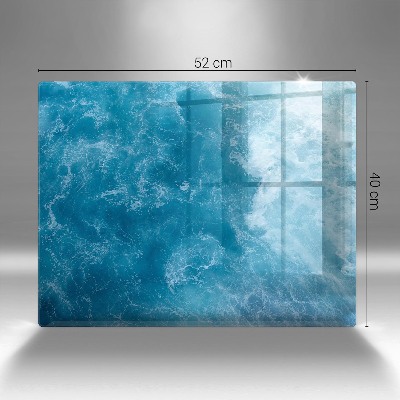 Base para velas de cemitério Água azul