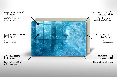 Base para velas de cemitério Água azul