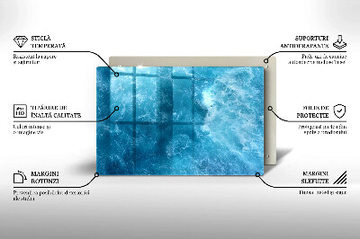 Base para velas de cemitério Água azul