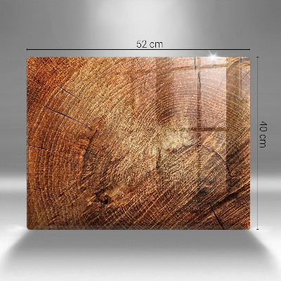 Base para velas de cemitério Anéis de árvores de madeira