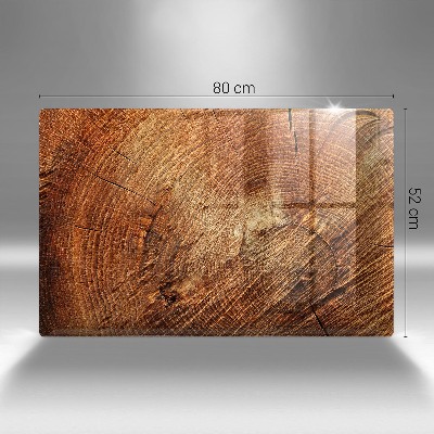 Base para velas de cemitério Anéis de árvores de madeira