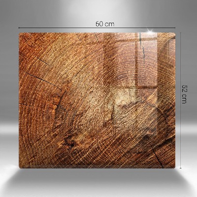 Base para velas de cemitério Anéis de árvores de madeira