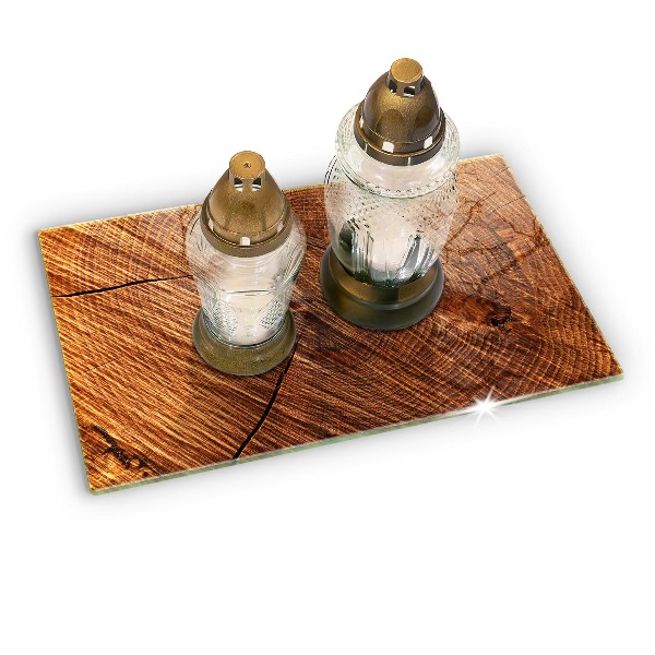 Base para velas de cemitério Estrutura de madeira