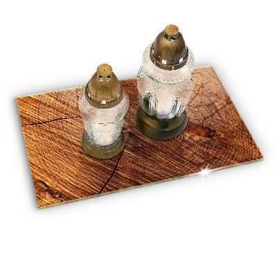 Base para velas de cemitério Estrutura de madeira