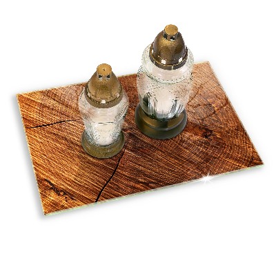 Base para velas de cemitério Estrutura de madeira