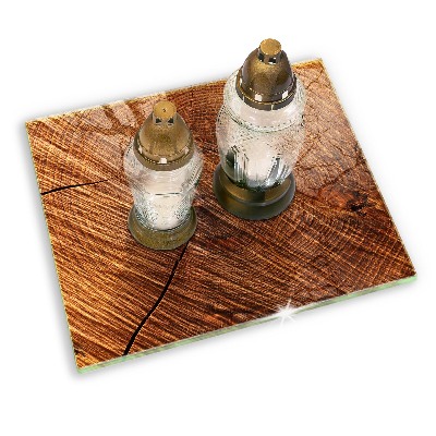 Base para velas de cemitério Estrutura de madeira