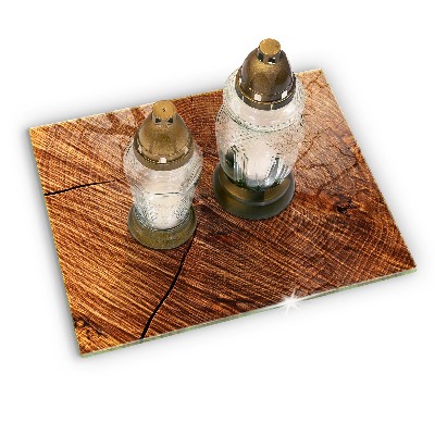 Base para velas de cemitério Estrutura de madeira