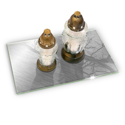 Base para velas de cemitério Fundo de textura metálica