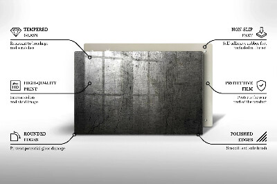 Base para velas de cemitério Textura metálica