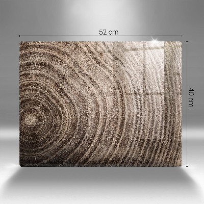 Base para velas de cemitério Anéis de árvores de madeira