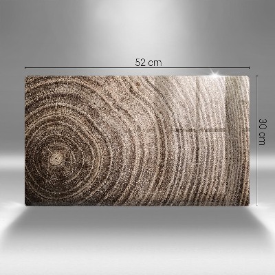 Base para velas de cemitério Anéis de árvores de madeira