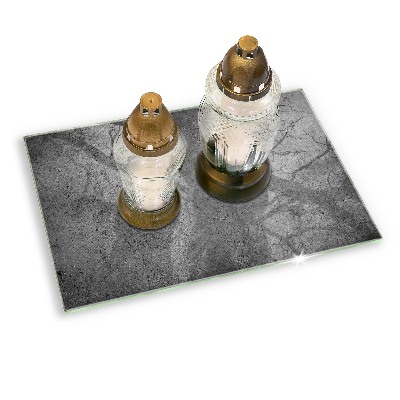 Base para velas de cemitério Textura de pedra de concreto