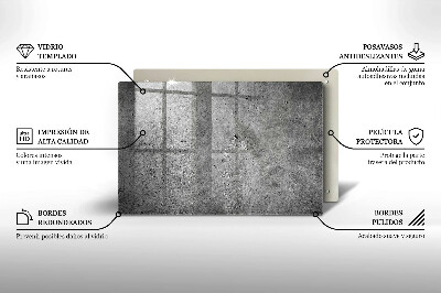 Base para velas de cemitério Textura de pedra de concreto
