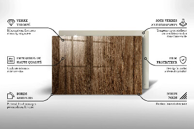 Base para velas de cemitério Textura de madeira