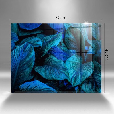 Base para velas de cemitério Folhas de vegetação da selva